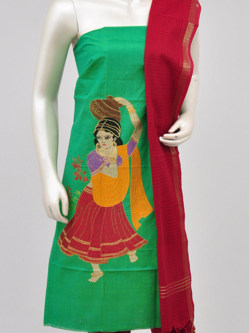 Cotton Woven Designer Dress Material[D61109003] - DressesForWomen.IN