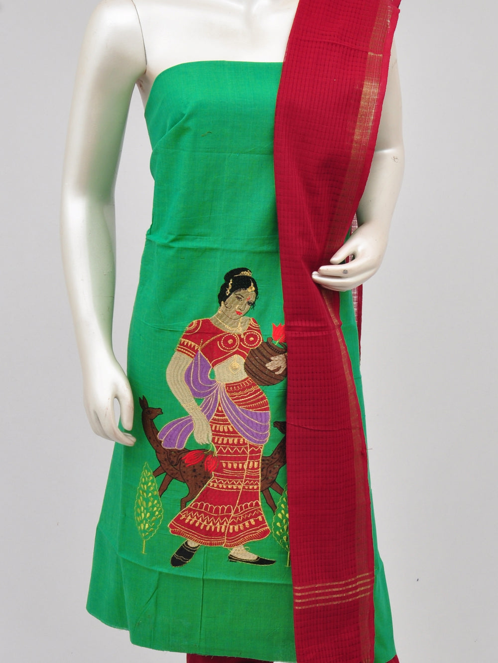 Cotton Woven Designer Dress Material[D61109005]