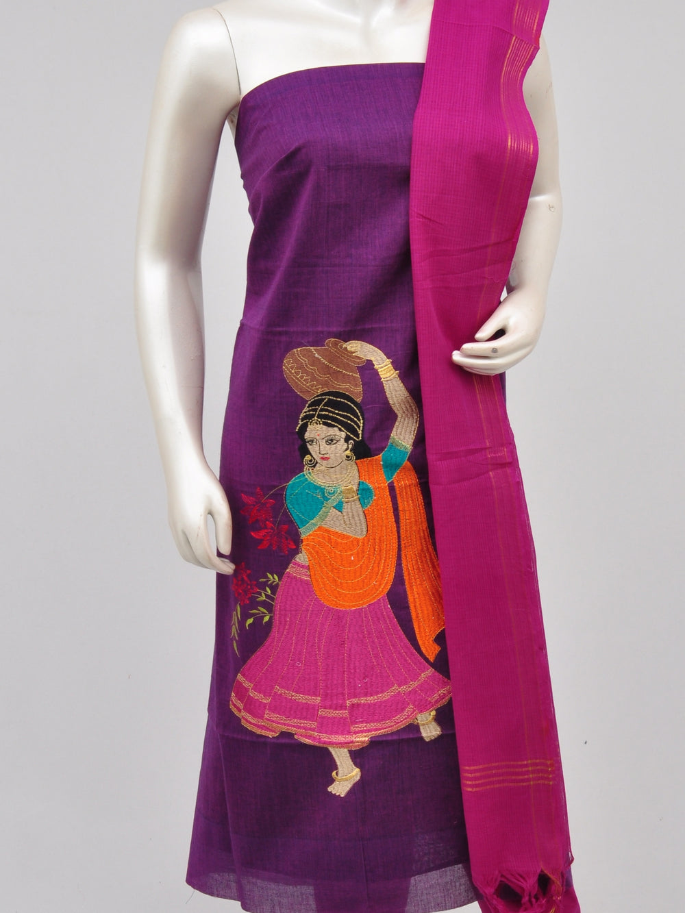 Cotton Woven Designer Dress Material[D61109006]
