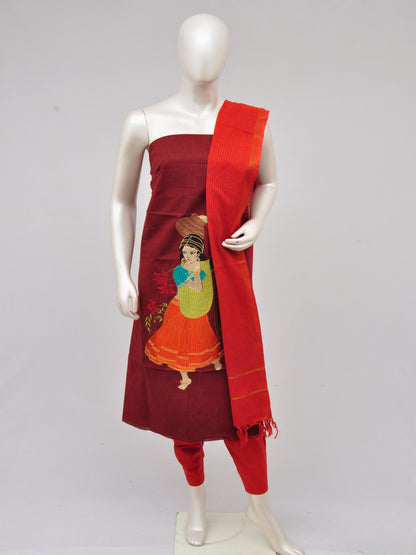 Cotton Woven Designer Dress Material[D61109014] - DressesForWomen.IN
