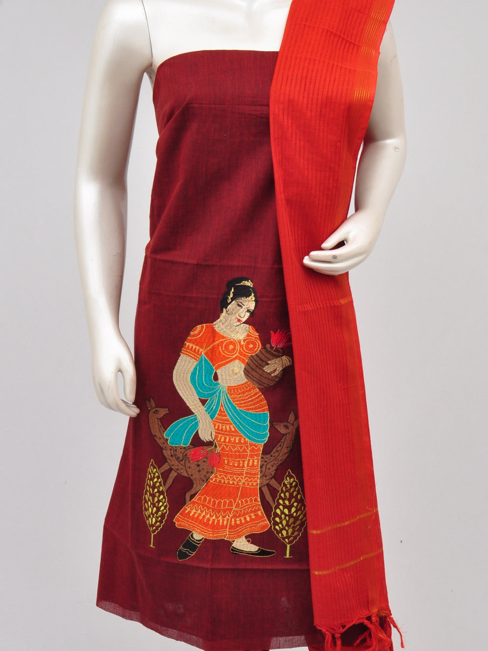 Cotton Woven Designer Dress Material[D61109015]