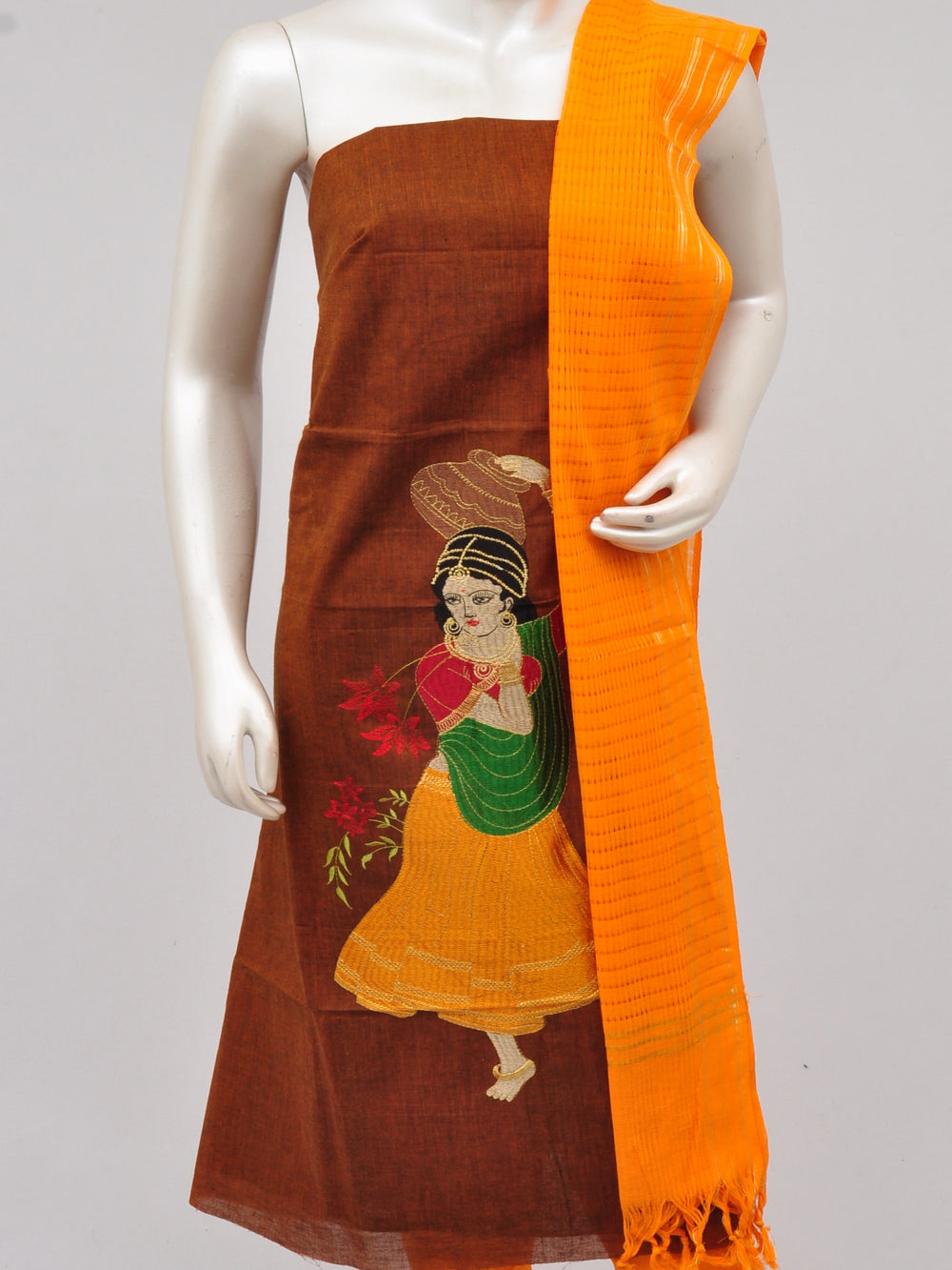 Cotton Woven Designer Dress Material[D61109018] - DressesForWomen.IN