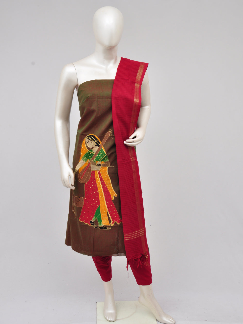 Cotton Woven Designer Dress Material[D61109025]