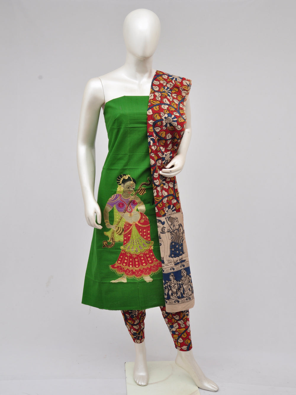 Doll Drop Kalamkari Dress Material [D61023035]