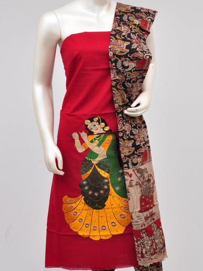Doll Drop Kalamkari Dress Material [D61023040]
