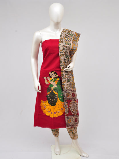 Doll Drop Kalamkari Dress Material [D61023041]