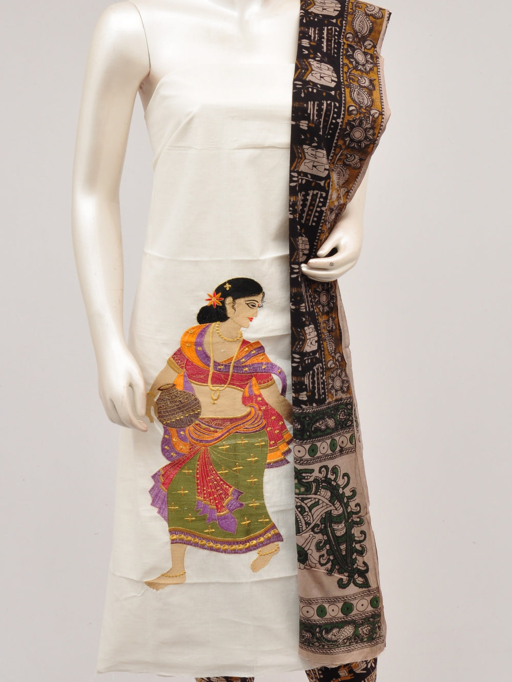 Doll Drop Kalamkari Dress Material [D61023045]