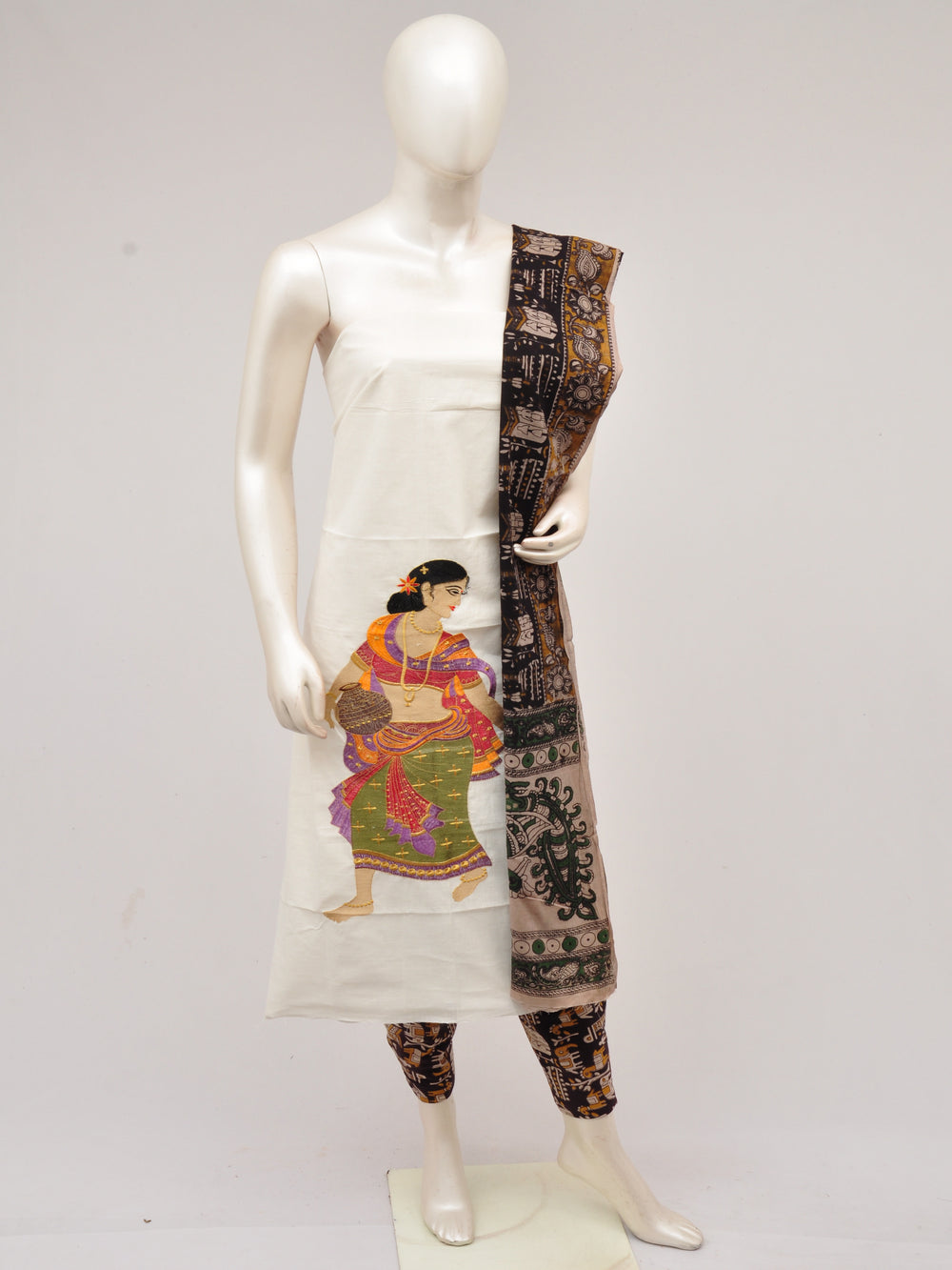 Doll Drop Kalamkari Dress Material [D61023045]
