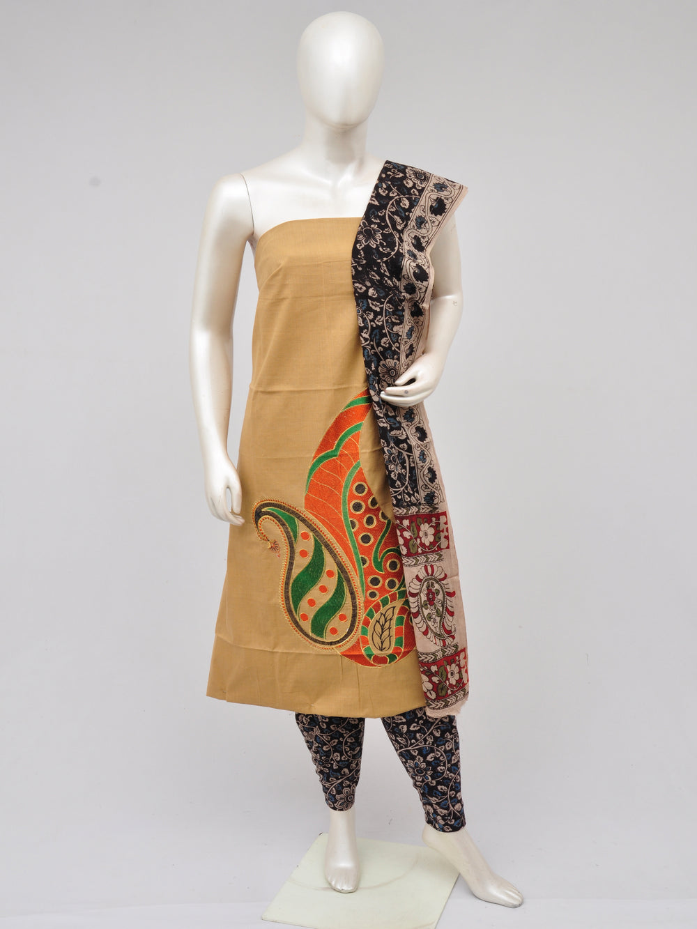 Ladies Dress Material Doll Drop Kalamkari[D61104000]