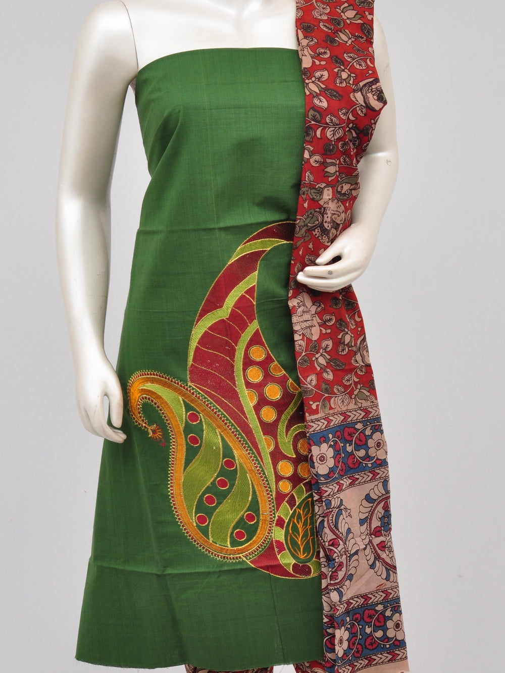 Ladies Dress Material Doll Drop Kalamkari[D61104004]