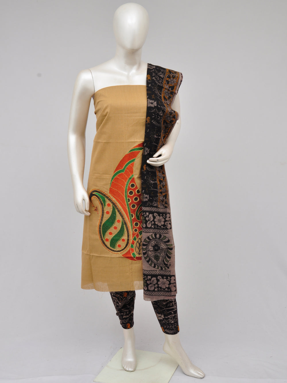 Ladies Dress Material Doll Drop Kalamkari[D61104010]
