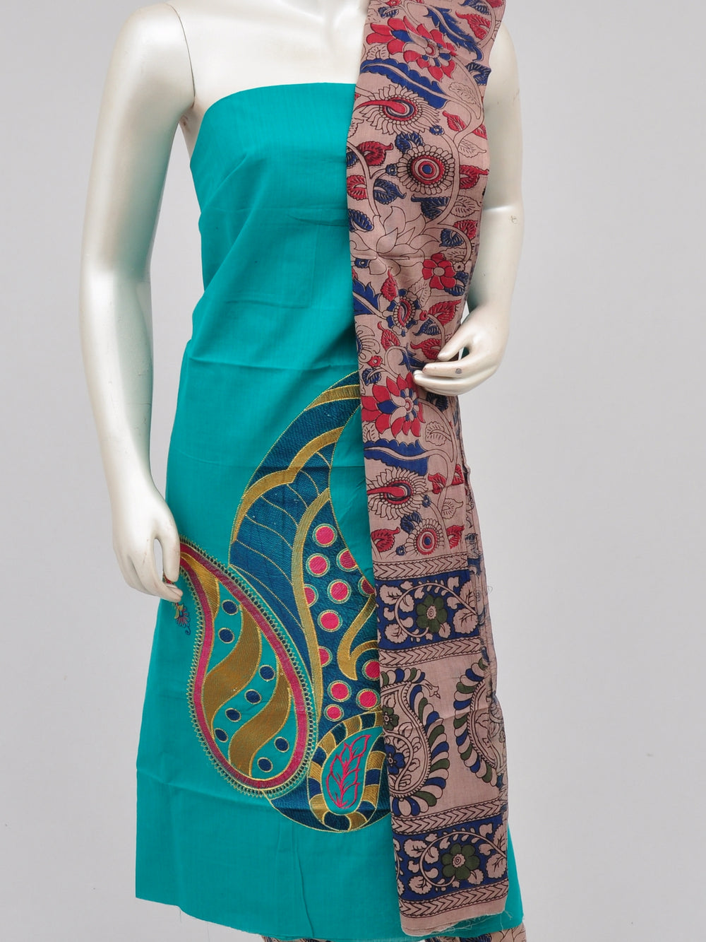 Ladies Dress Material Doll Drop Kalamkari[D61105002]