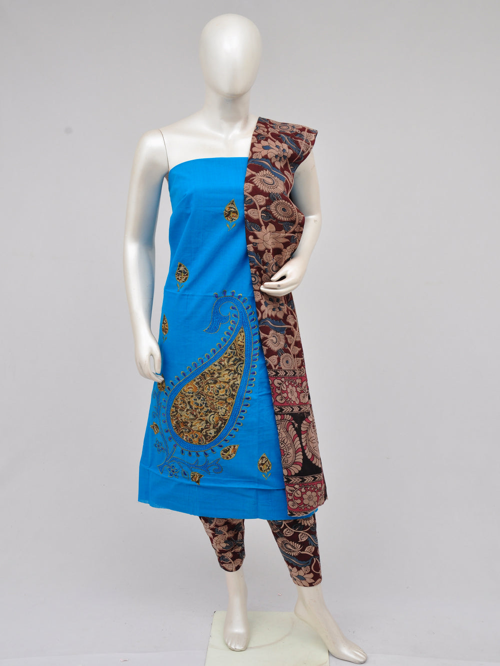 Ladies Dress Material Doll Drop Kalamkari [D61105009]