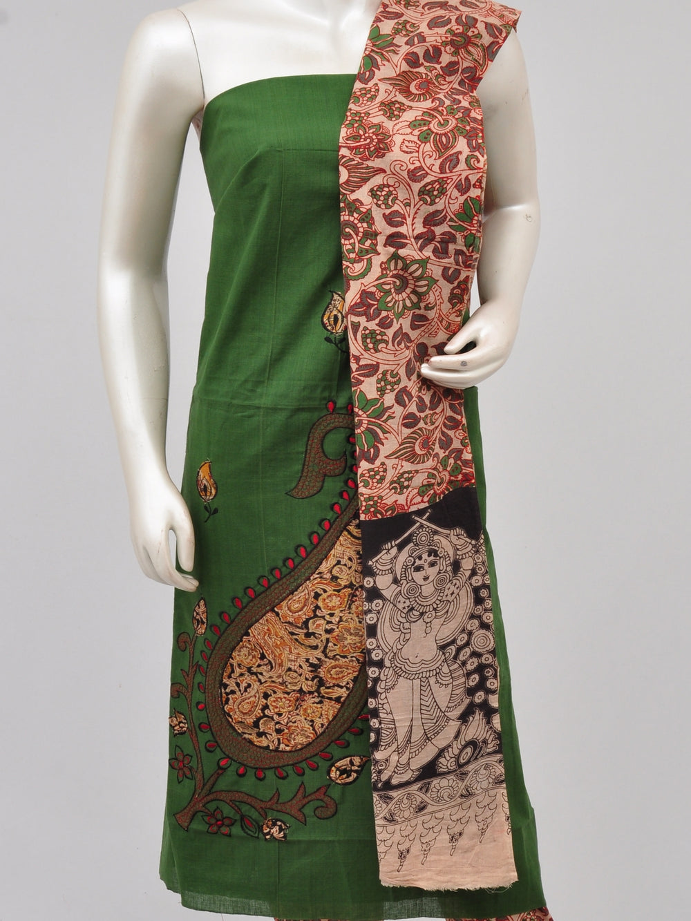 Ladies Dress Material Doll Drop Kalamkari [D61109030]