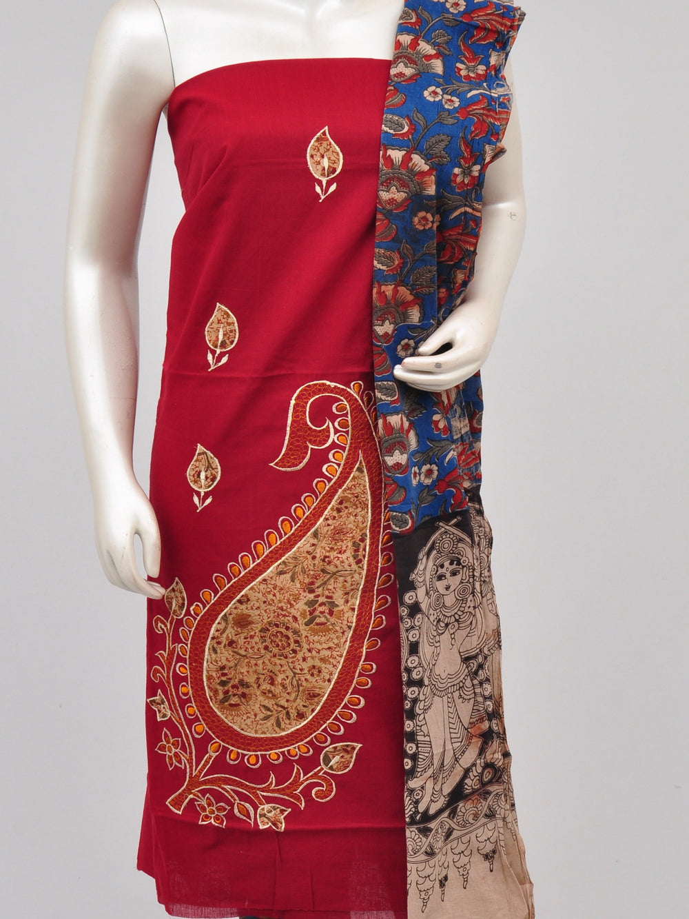 Ladies Dress Material Doll Drop Kalamkari [D61109038]