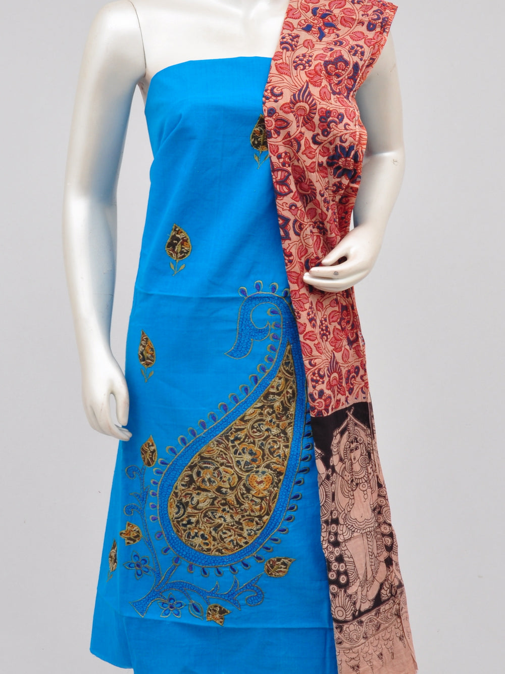 Ladies Dress Material Doll Drop Kalamkari [D61109042]
