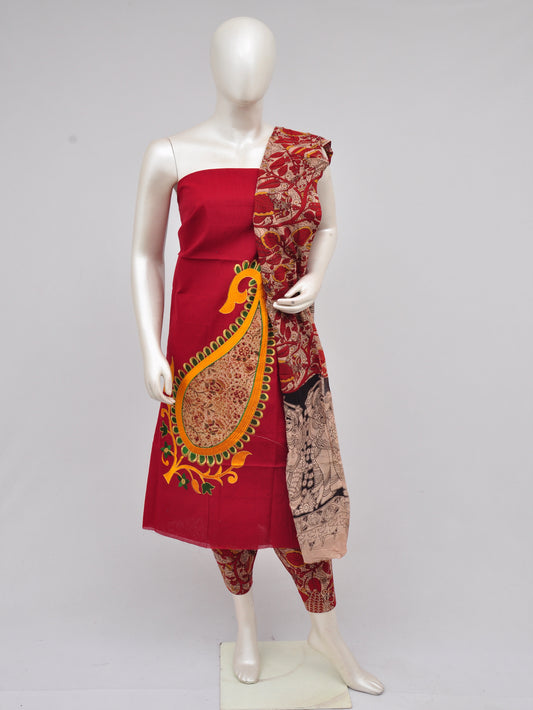 Ladies Dress Material Doll Drop Kalamkari [D61119004] - DressesForWomen.IN