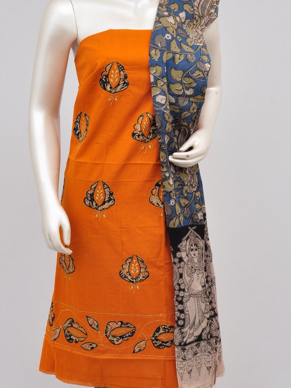 Ladies Dress Material Doll Drop Kalamkari [D61119006]