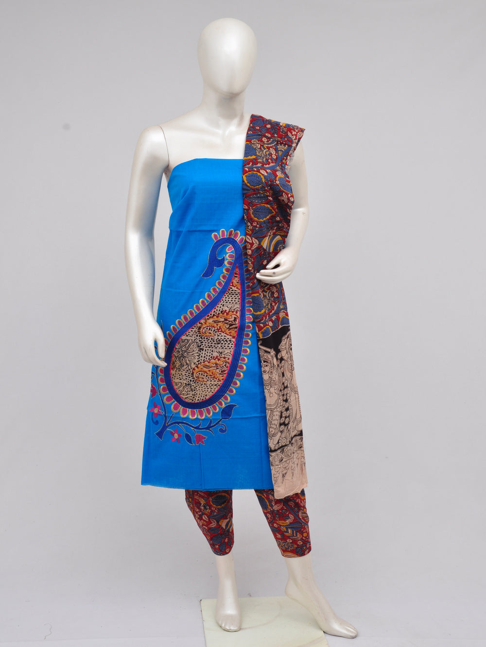 Ladies Dress Material Doll Drop Kalamkari [D61119007]