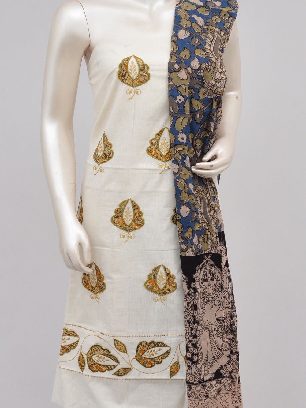 Ladies Dress Material Doll Drop Kalamkari [D61119008]