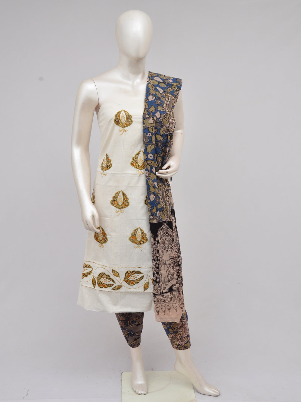 Ladies Dress Material Doll Drop Kalamkari [D61119008]