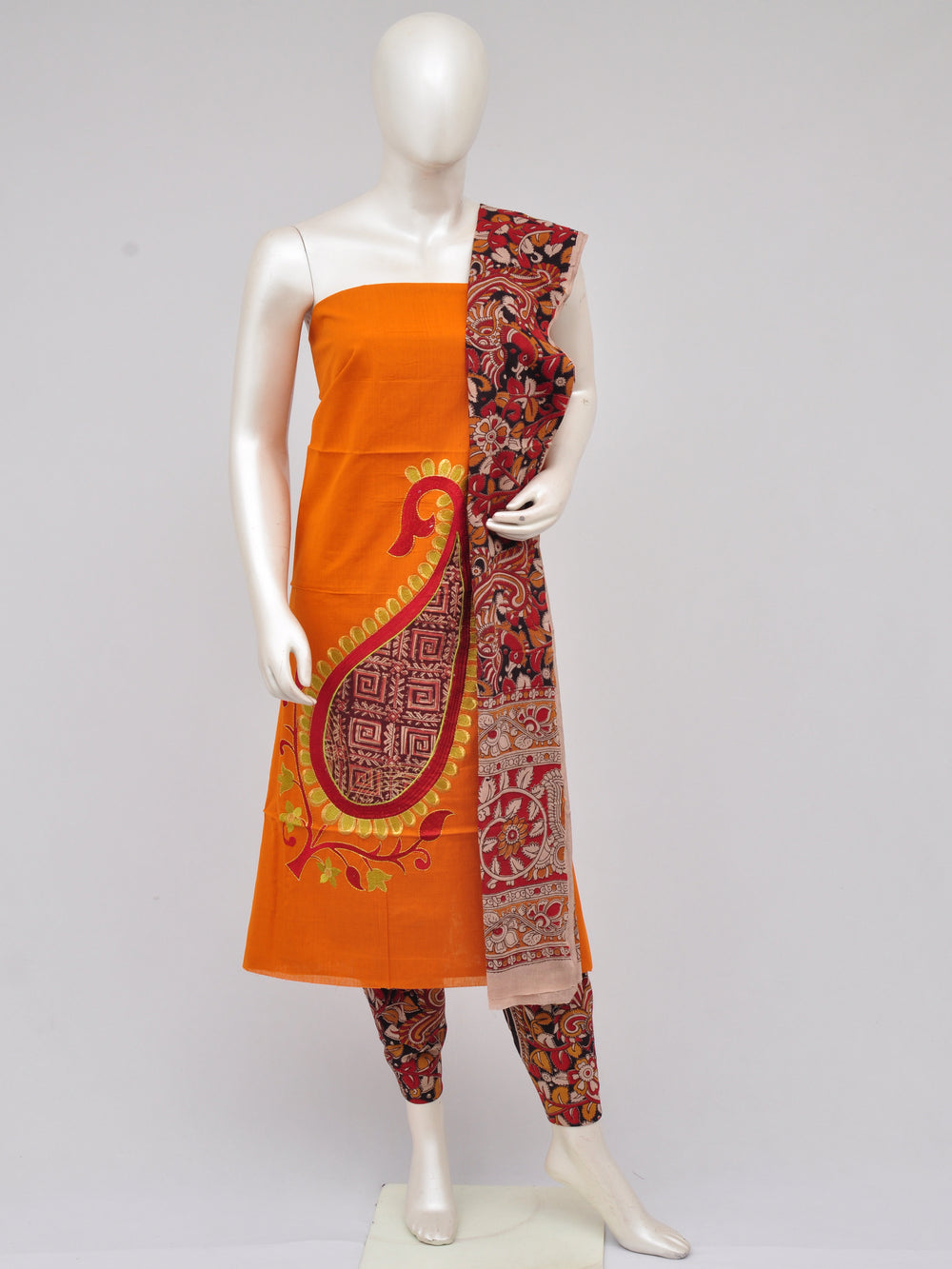 Ladies Dress Material Doll Drop Kalamkari [D61129000]