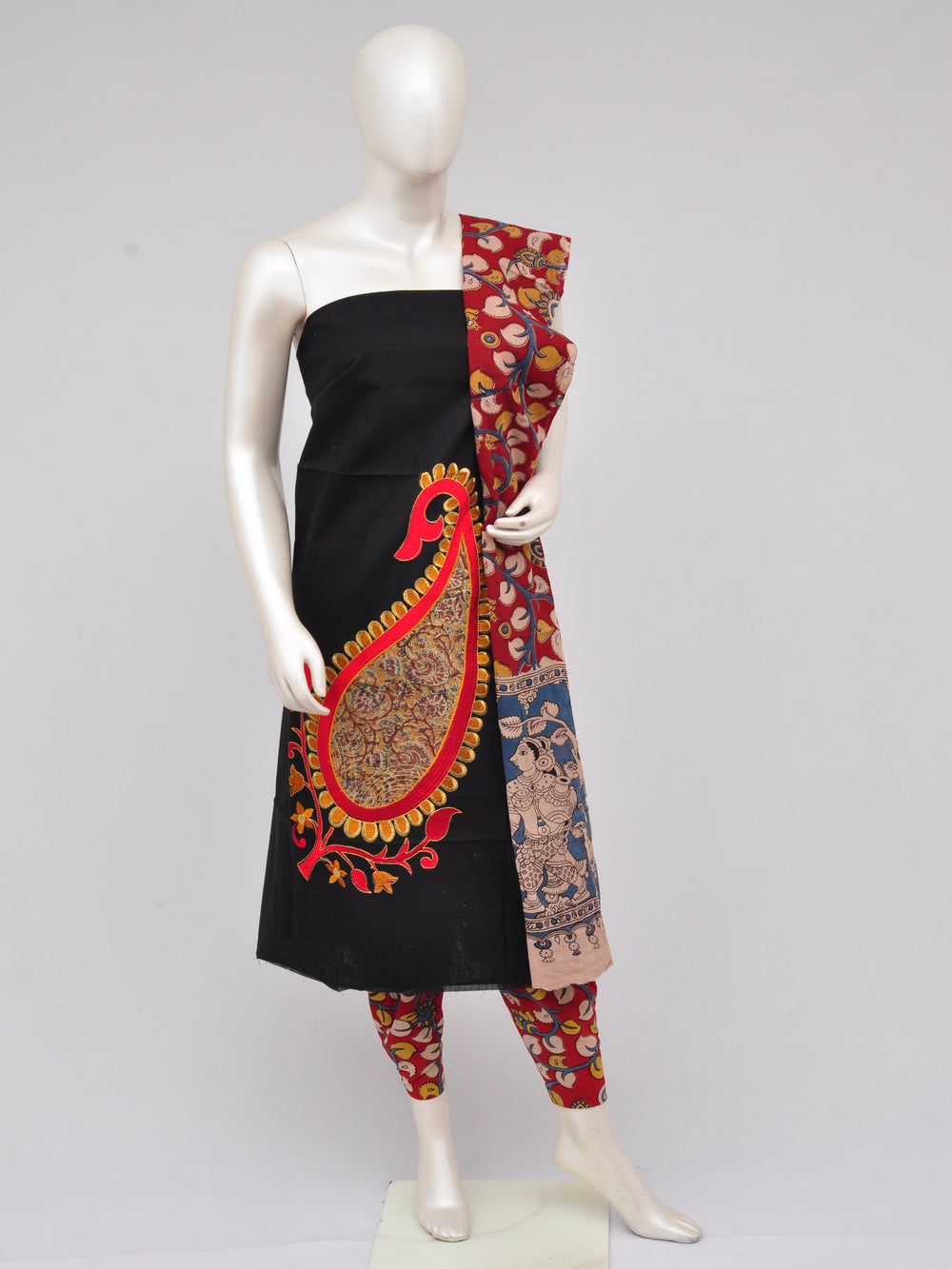 Ladies Dress Material Doll Drop Kalamkari [D61129001]