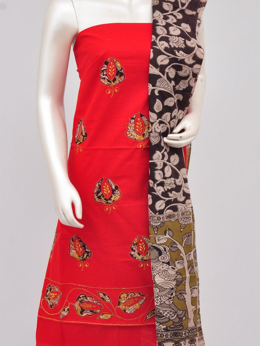 Ladies Dress Material Doll Drop Kalamkari [D61129003]