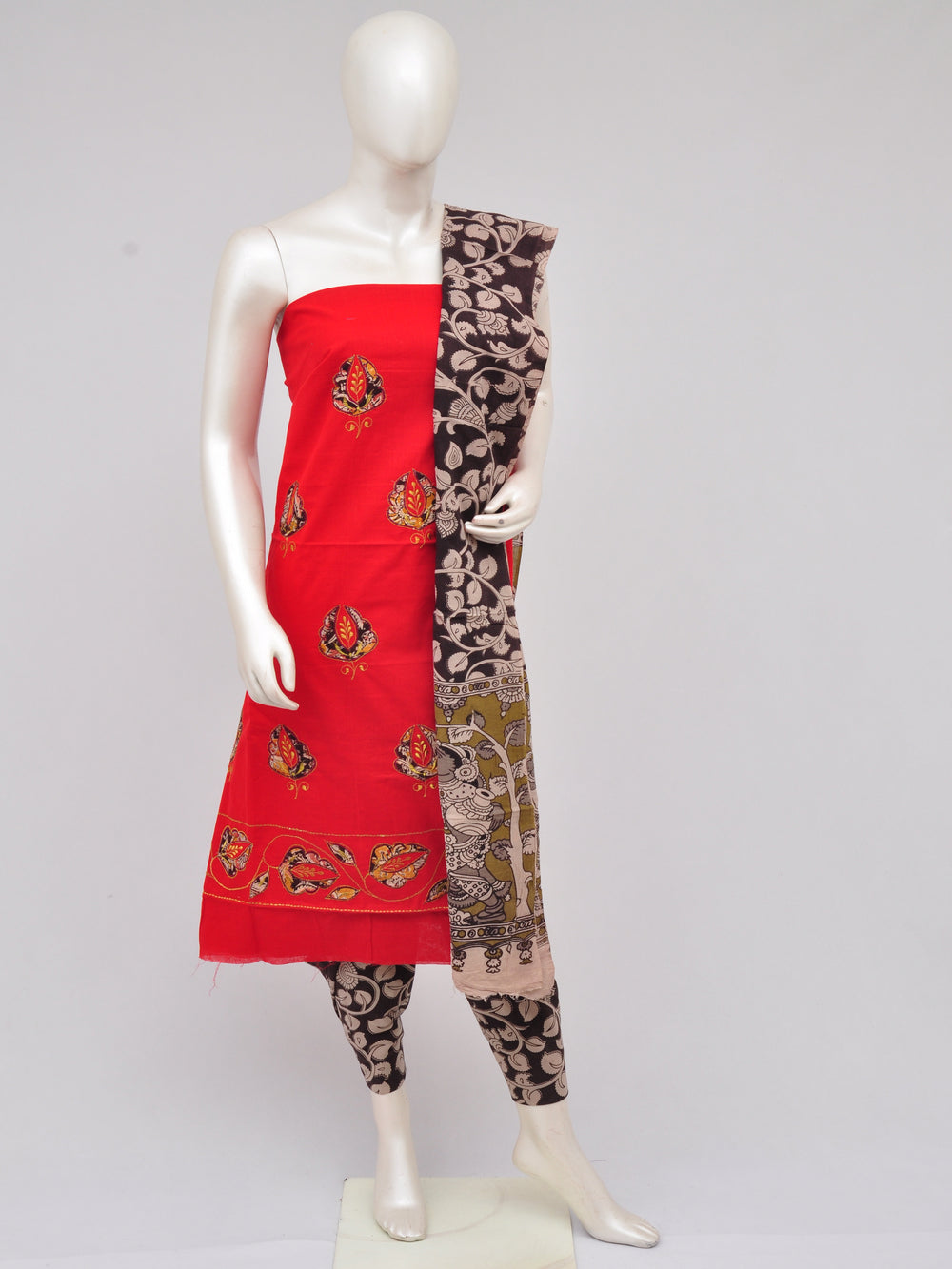 Ladies Dress Material Doll Drop Kalamkari [D61129003]