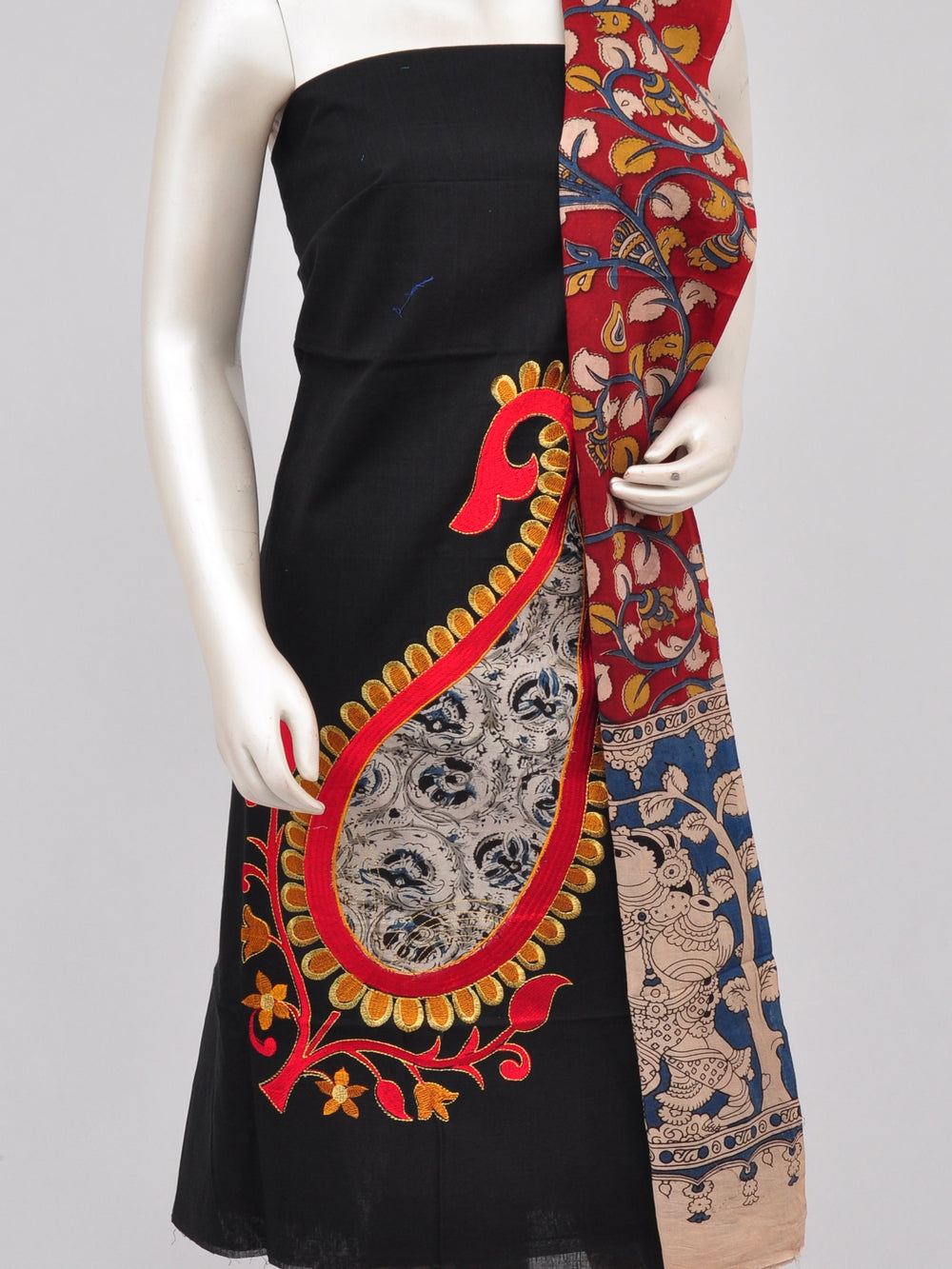 Ladies Dress Material Doll Drop Kalamkari [D61129004]