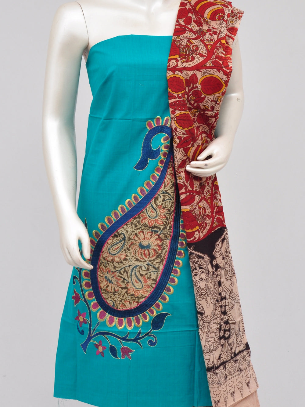 Ladies Dress Material Doll Drop Kalamkari [D61129007]