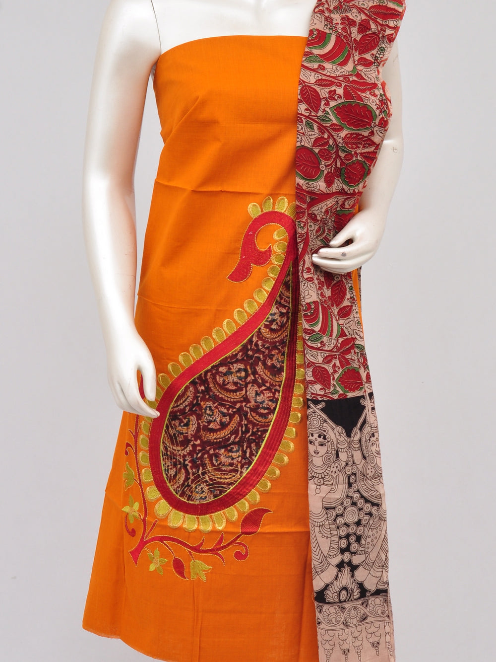 Ladies Dress Material Doll Drop Kalamkari [D61129010]
