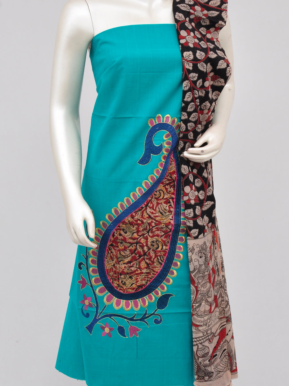 Ladies Dress Material Doll Drop Kalamkari [D61129012]
