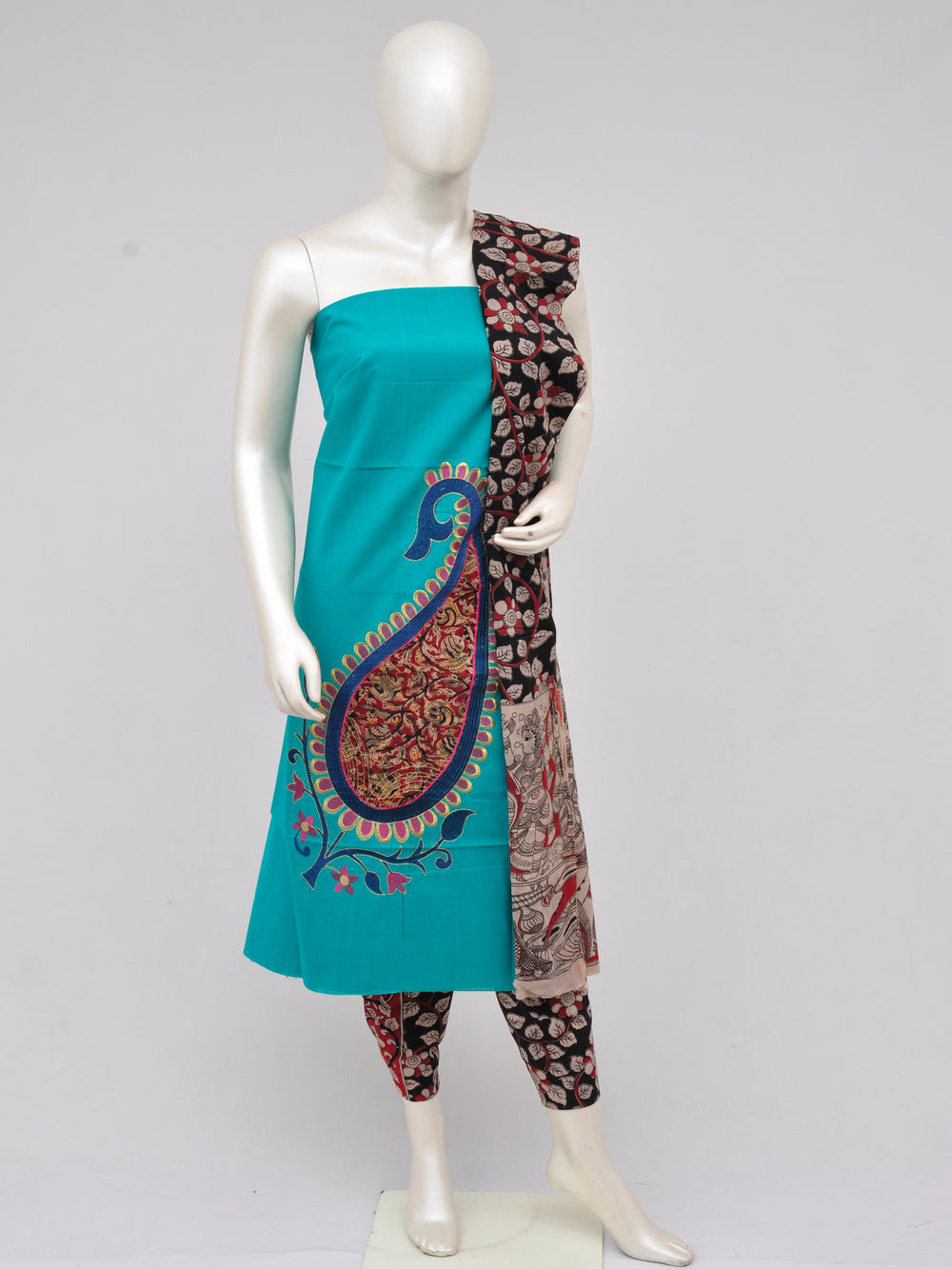 Ladies Dress Material Doll Drop Kalamkari [D61129012]