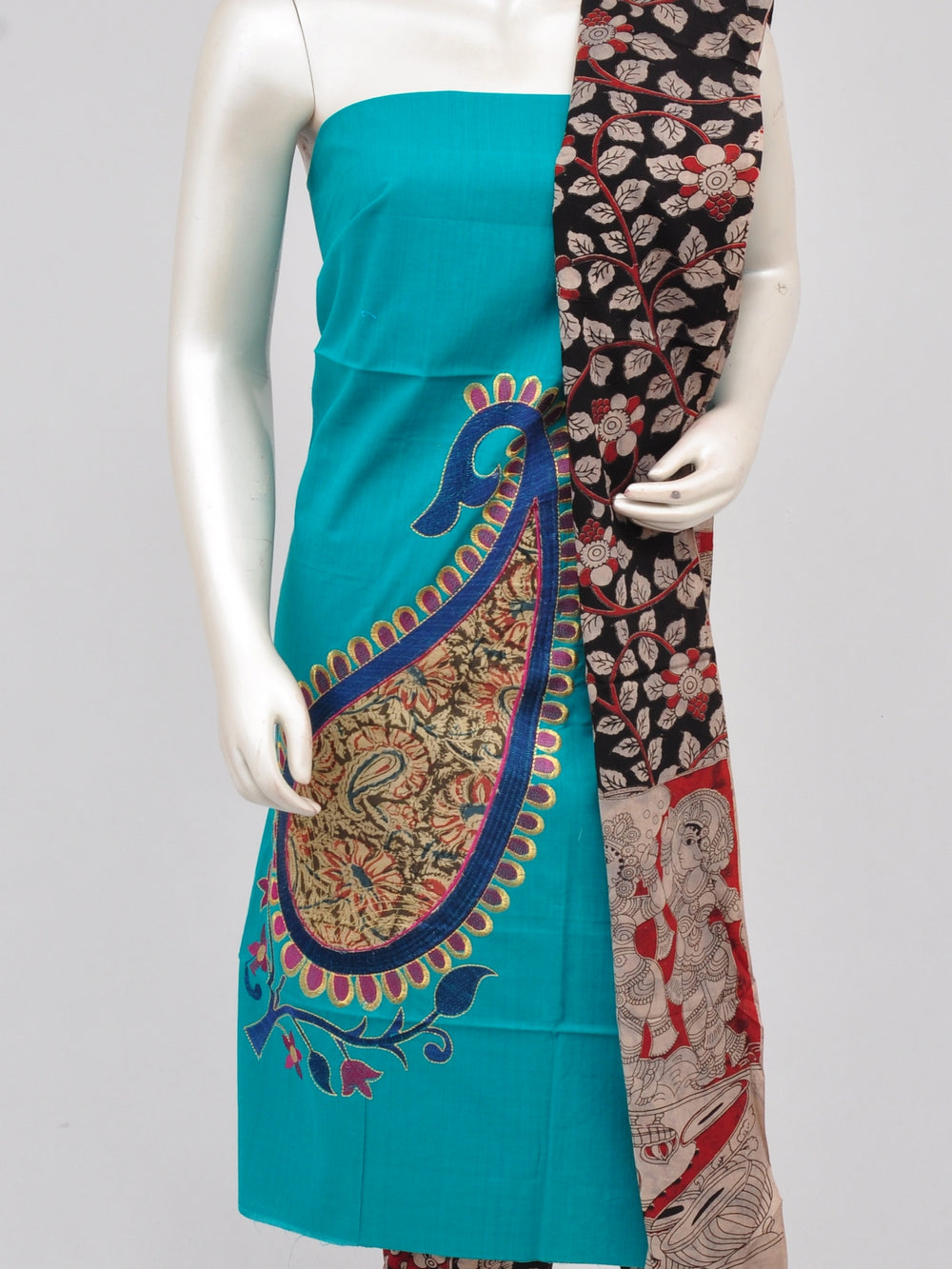 Ladies Dress Material Doll Drop Kalamkari [D61129013]
