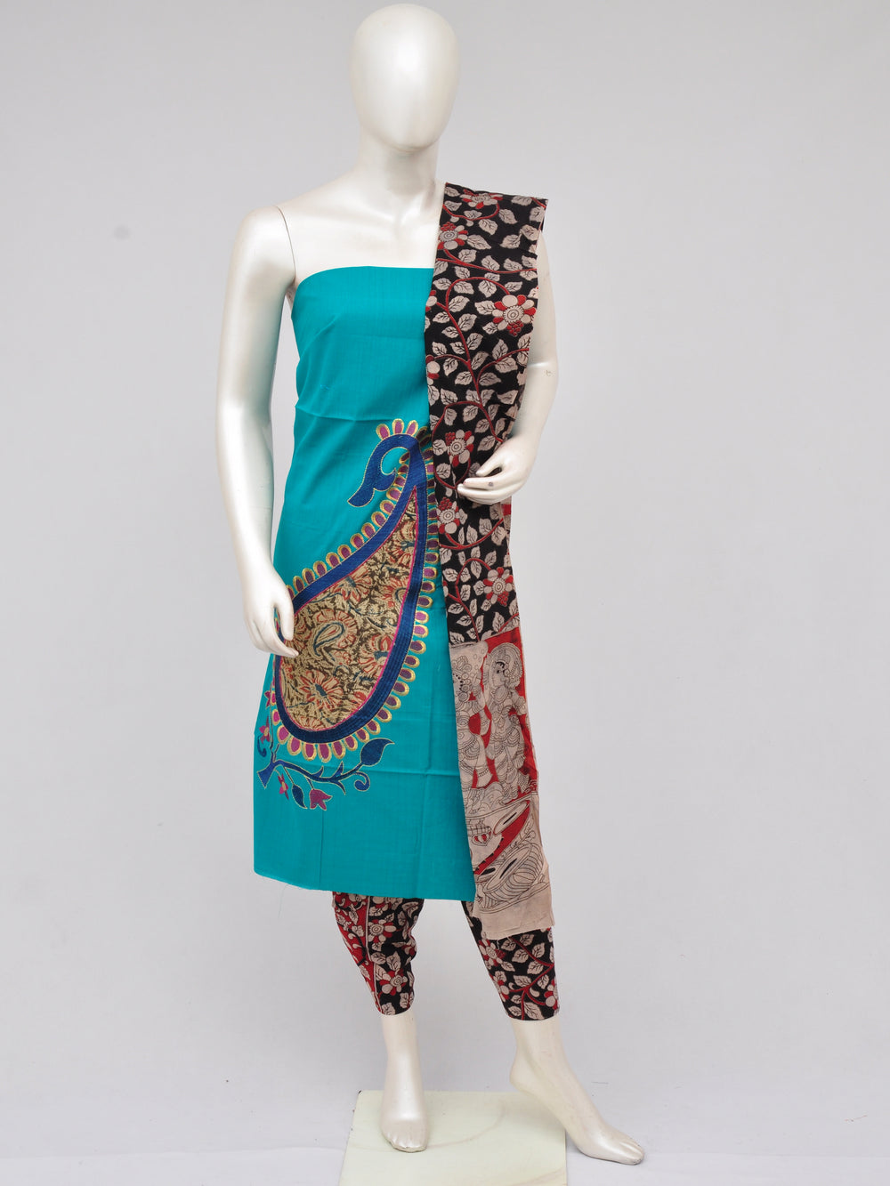 Ladies Dress Material Doll Drop Kalamkari [D61129013]