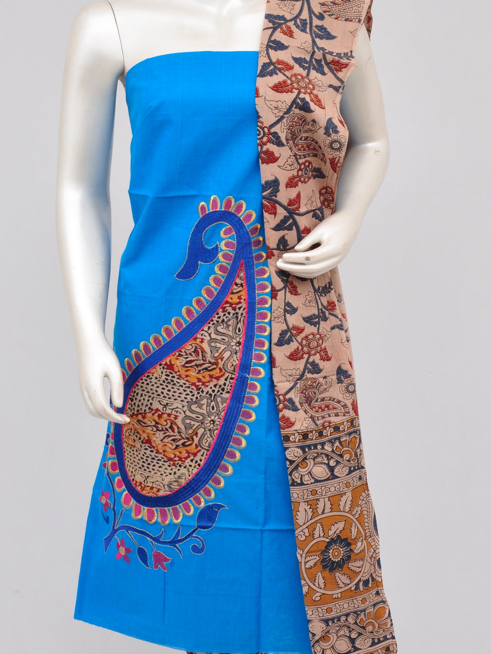 Ladies Dress Material Doll Drop Kalamkari [D61129014]