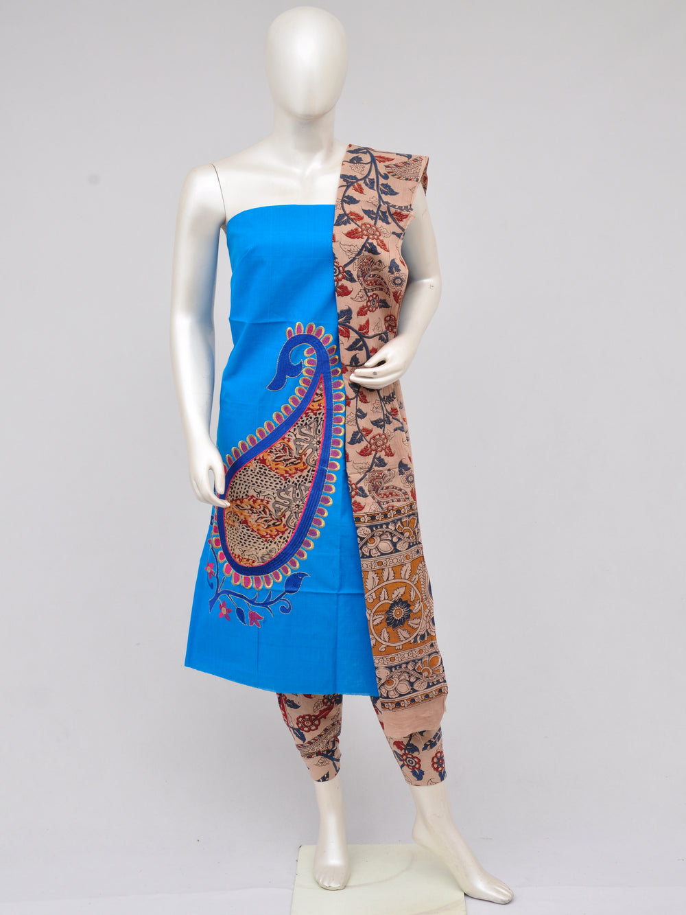 Ladies Dress Material Doll Drop Kalamkari [D61129014]