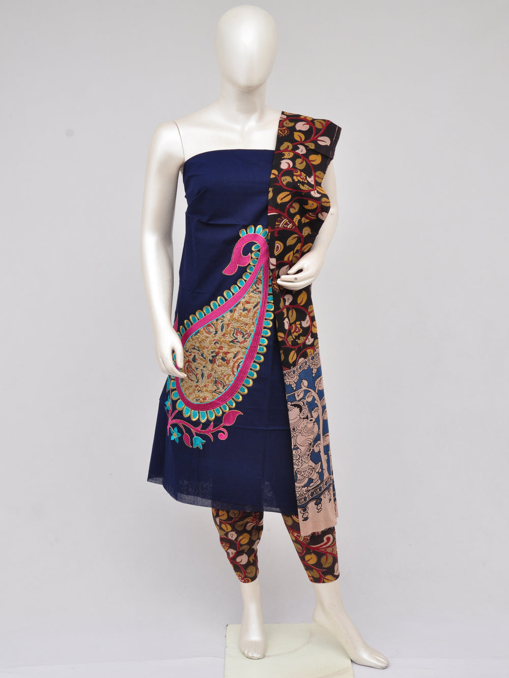 Ladies Dress Material Doll Drop Kalamkari [D61129016]