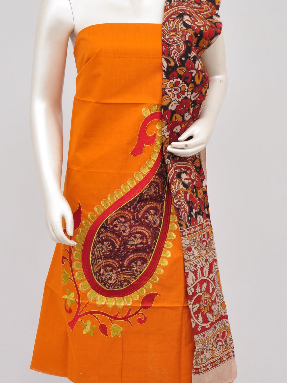 Ladies Dress Material Doll Drop Kalamkari [D61129017]