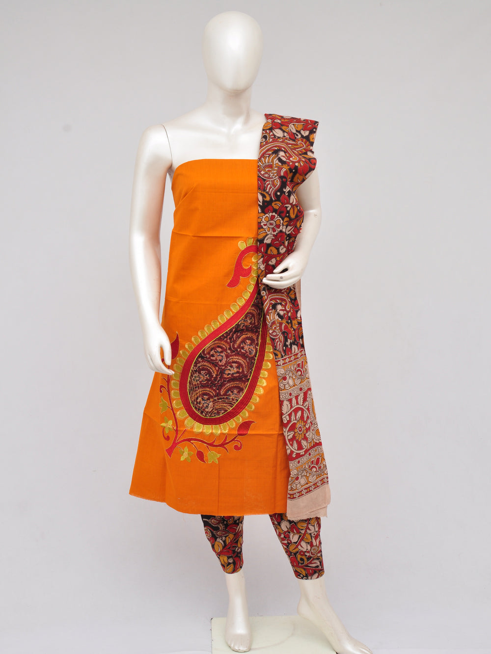 Ladies Dress Material Doll Drop Kalamkari [D61129017]