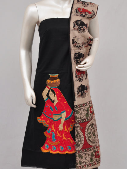 Ladies Dress Material Doll Drop Kalamkari  [D61223021]