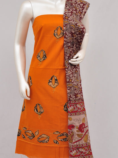 Ladies Dress Material Doll Drop Kalamkari  [D61223022]