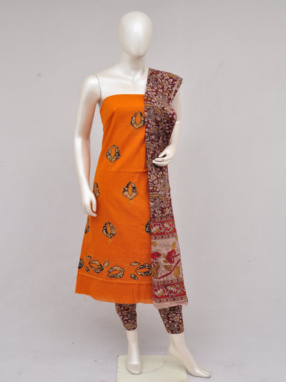 Ladies Dress Material Doll Drop Kalamkari  [D61223022]