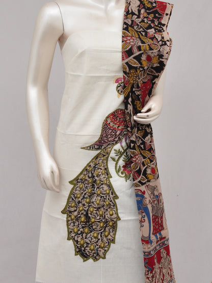 Ladies Dress Material Doll Drop Kalamkari  [D61223027]