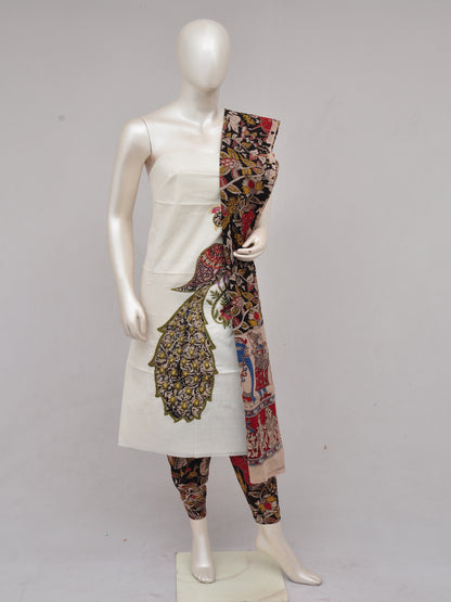 Ladies Dress Material Doll Drop Kalamkari  [D61223027]