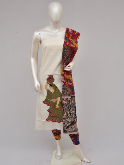Ladies Dress Material Doll Drop Kalamkari  [D61229040]
