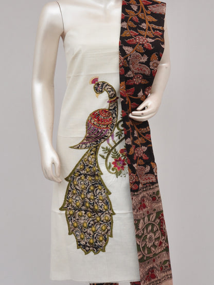 Ladies Dress Material Doll Drop Kalamkari  [D61229043]