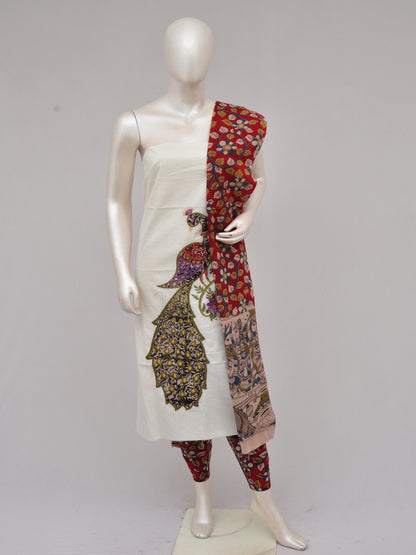 Ladies Dress Material Doll Drop Kalamkari  [D61229044] - DressesForWomen.IN