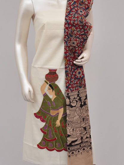Ladies Dress Material Doll Drop Kalamkari  [D61229047]